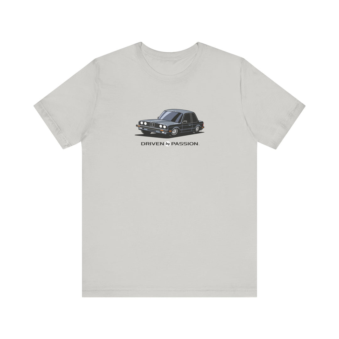 Medium Silver E30 Coupe T-Shirt (1982-1987)