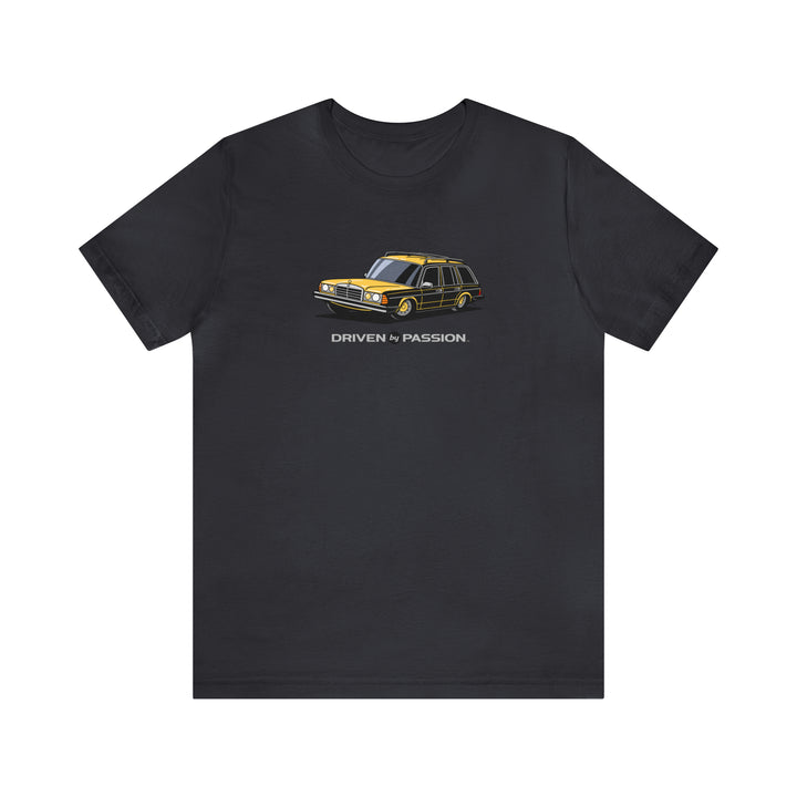 Yellow T123 Wagon (Hubcap Wheels) T-Shirt