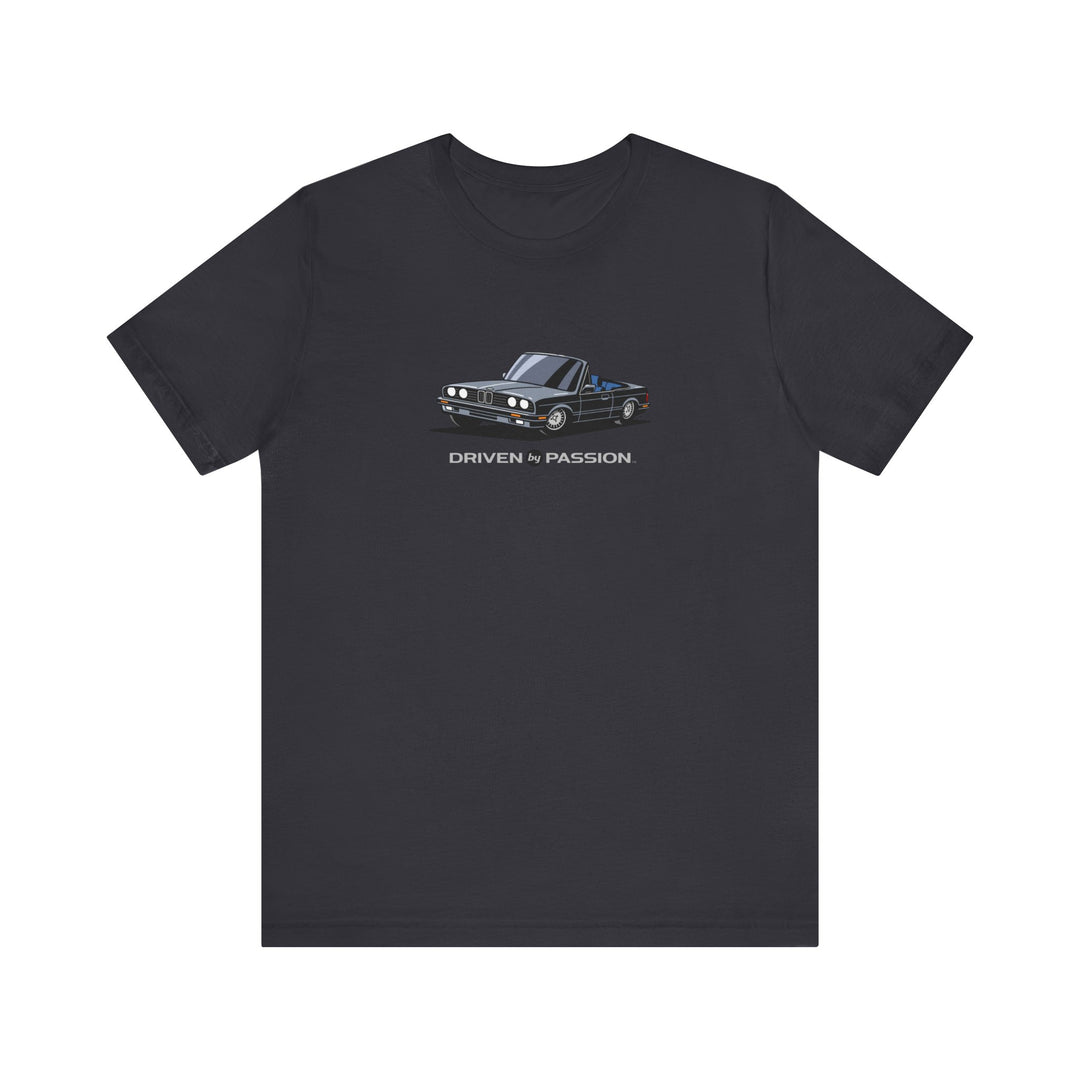 Medium Silver over Blue E30 Convertible T-Shirt (1988-1994)