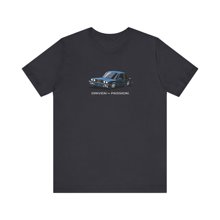 Silver-Blue E30 Sport Coupe T-Shirt (1987)
