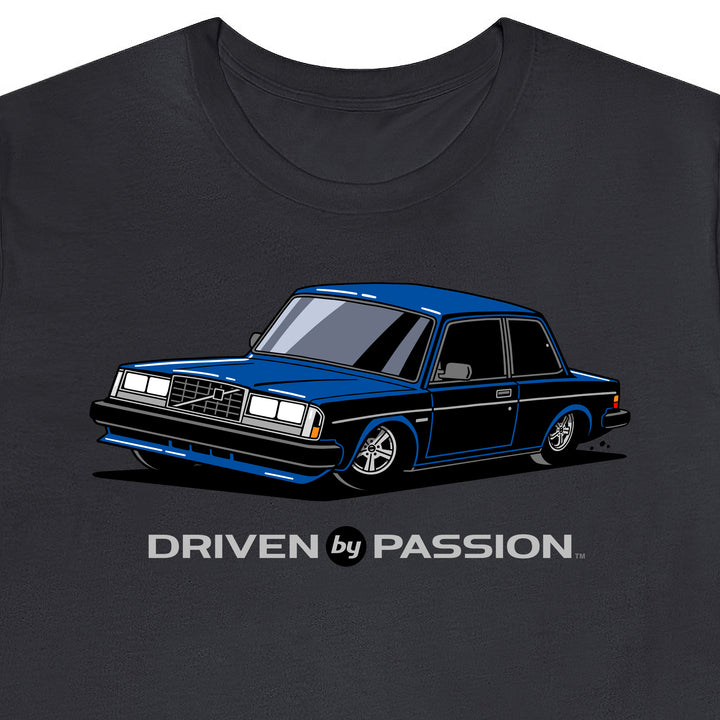 Dark Blue 240 Turbo Coupe (1981-1986) T-Shirt