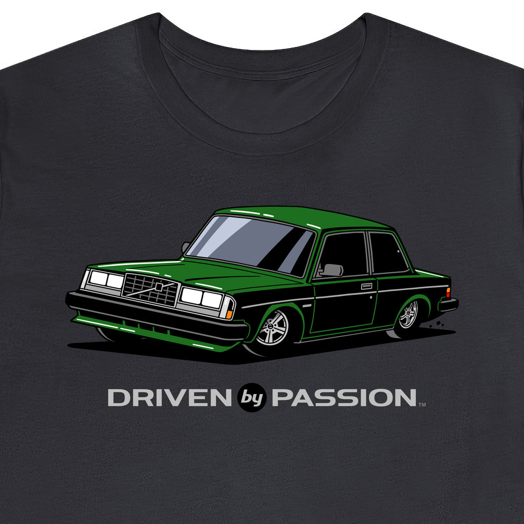 Dark Green 240 Turbo Coupe (1981-1986) T-Shirt