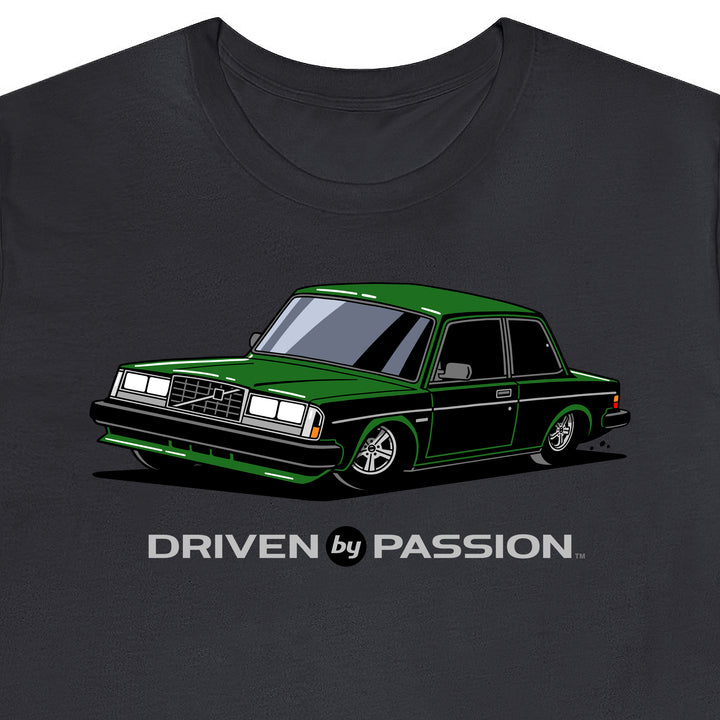 Dark Green 240 Turbo Coupe (1981-1986) T-Shirt