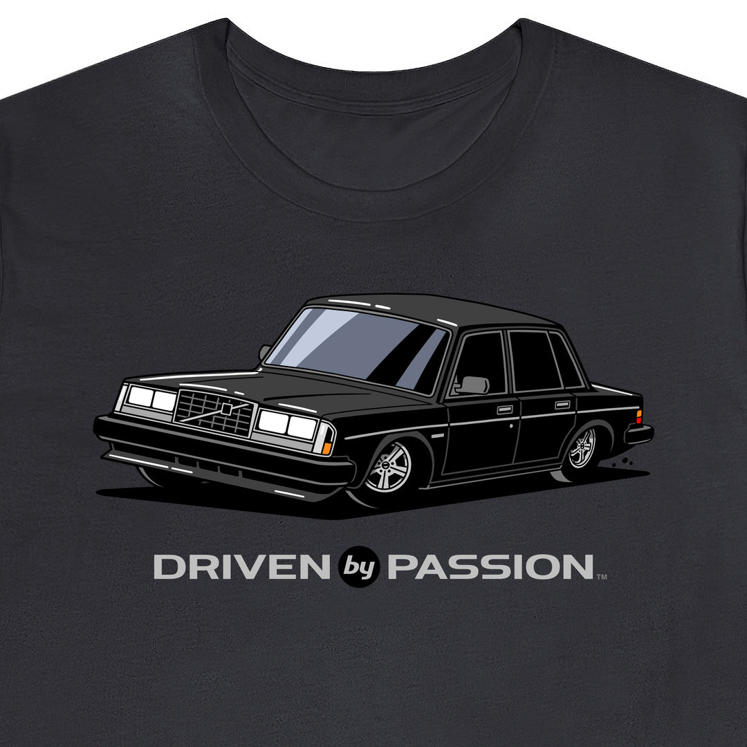 Black 240 Turbo Sedan (1981-1986) T-Shirt