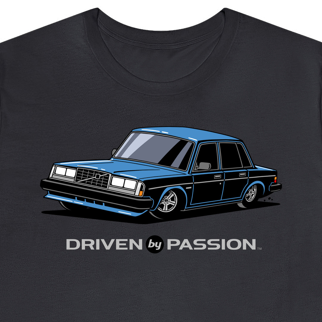 Blue 240 Turbo Sedan (1981-1986) T-Shirt