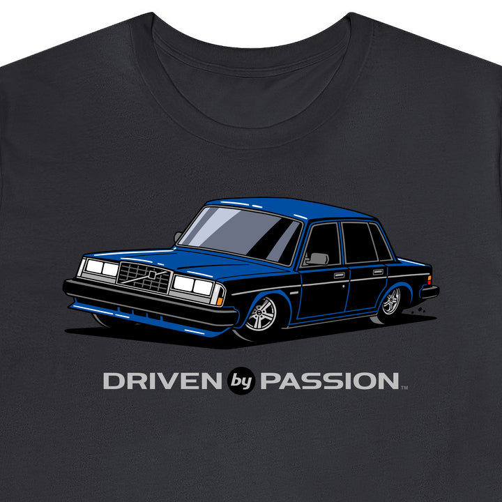 Dark Blue 240 Turbo Sedan (1981-1986) T-Shirt