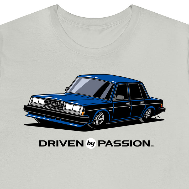 Dark Blue 240 Turbo Sedan (1981-1986) T-Shirt