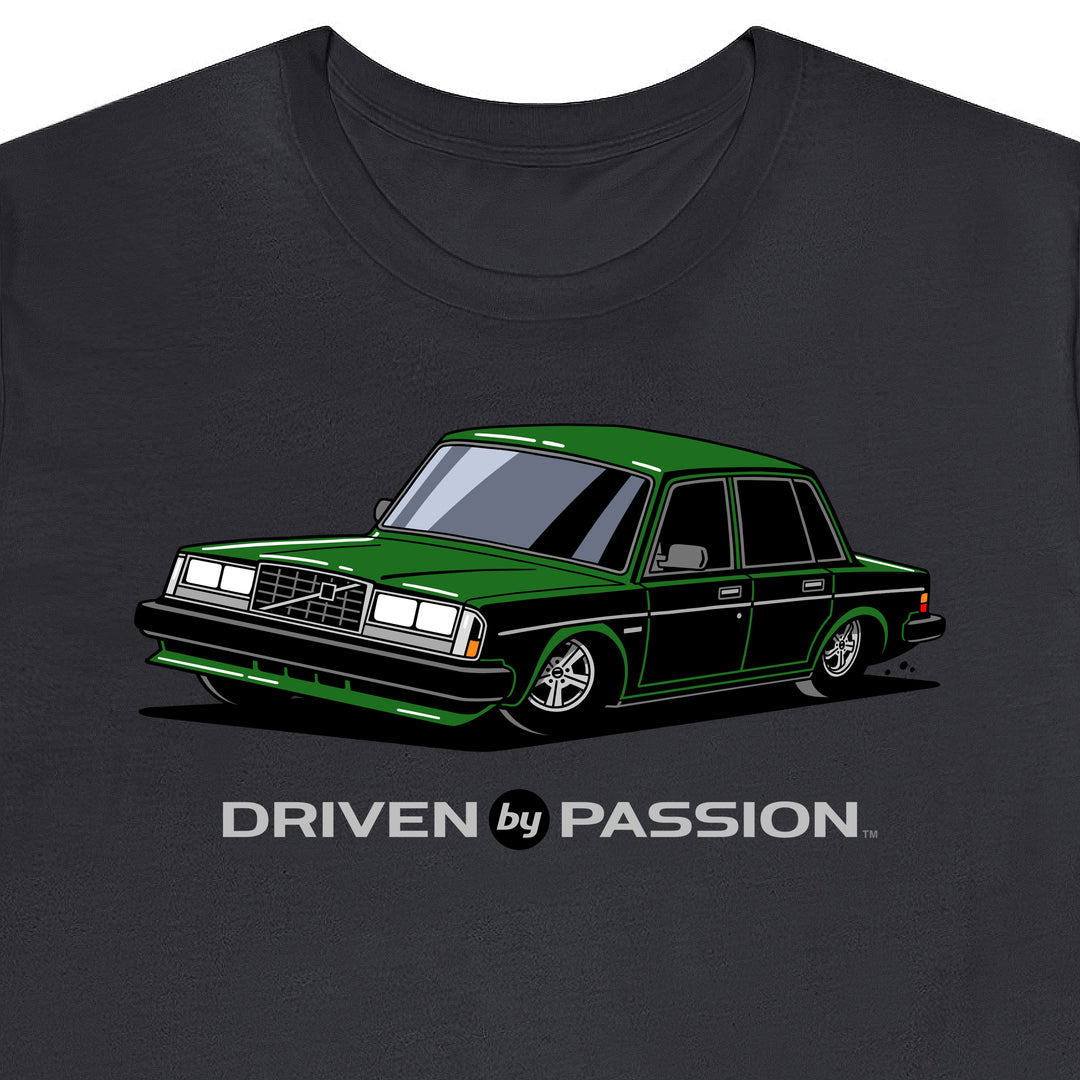 Dark Green 240 Turbo Sedan (1981-1986) T-Shirt