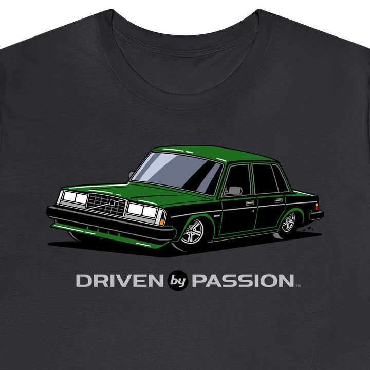 Dark Green 240 Turbo Sedan (1981-1986) T-Shirt