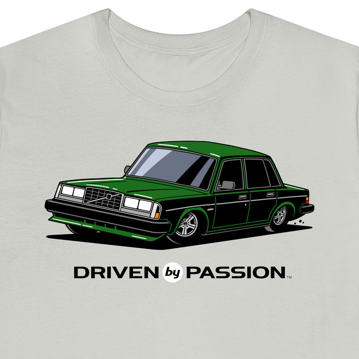 Dark Green 240 Turbo Sedan (1981-1986) T-Shirt
