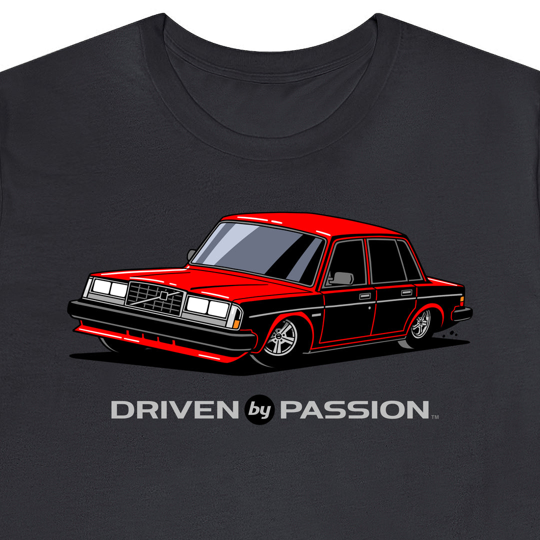 Red 240 Turbo Sedan (1981-1986) T-Shirt