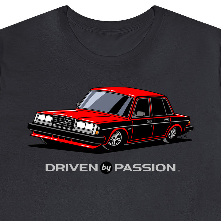 Red 240 Turbo Sedan (1981-1986) T-Shirt