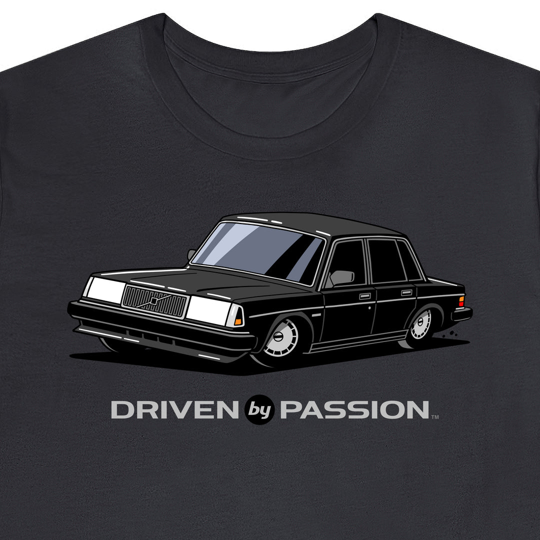 Black 240 Sedan (1987-1993) T-Shirt