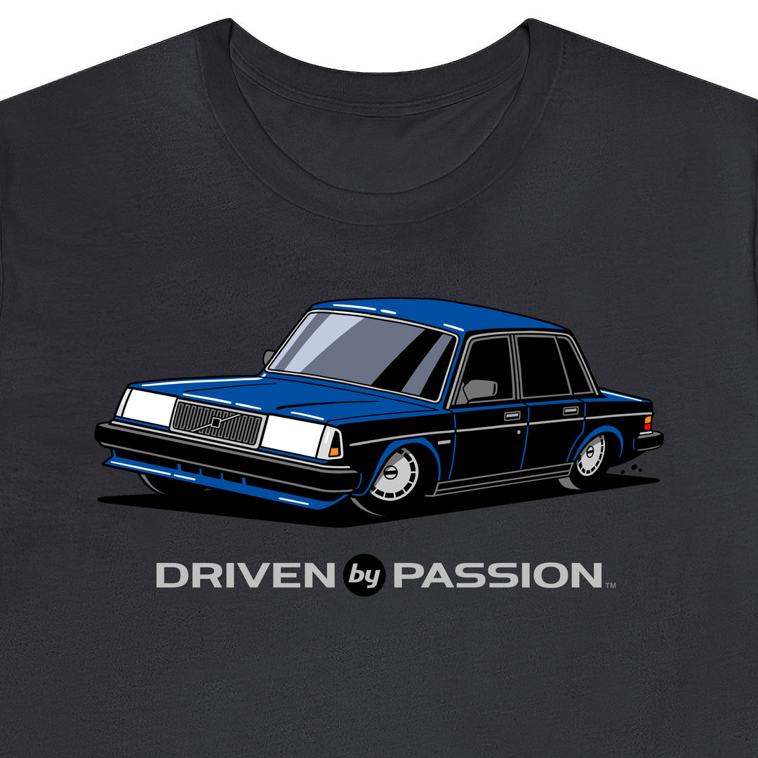 Dark Blue 240 Sedan (1987-1993) T-Shirt