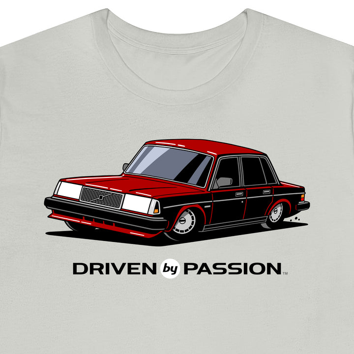 Dark Red 240 Sedan (1987-1993) T-Shirt