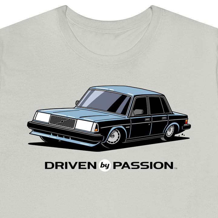 Light Silver-Blue 240 Sedan (1987-1993) T-Shirt