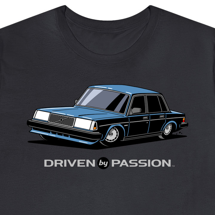 Silver-Blue 240 Sedan (1987-1993) T-Shirt