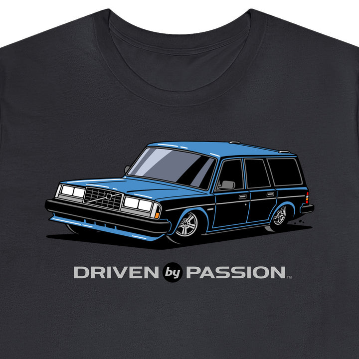 Blue 240 Turbo Wagon (1981-1986) T-Shirt