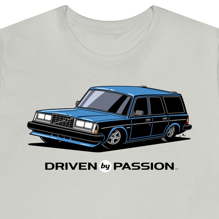 Blue 240 Turbo Wagon (1981-1986) T-Shirt
