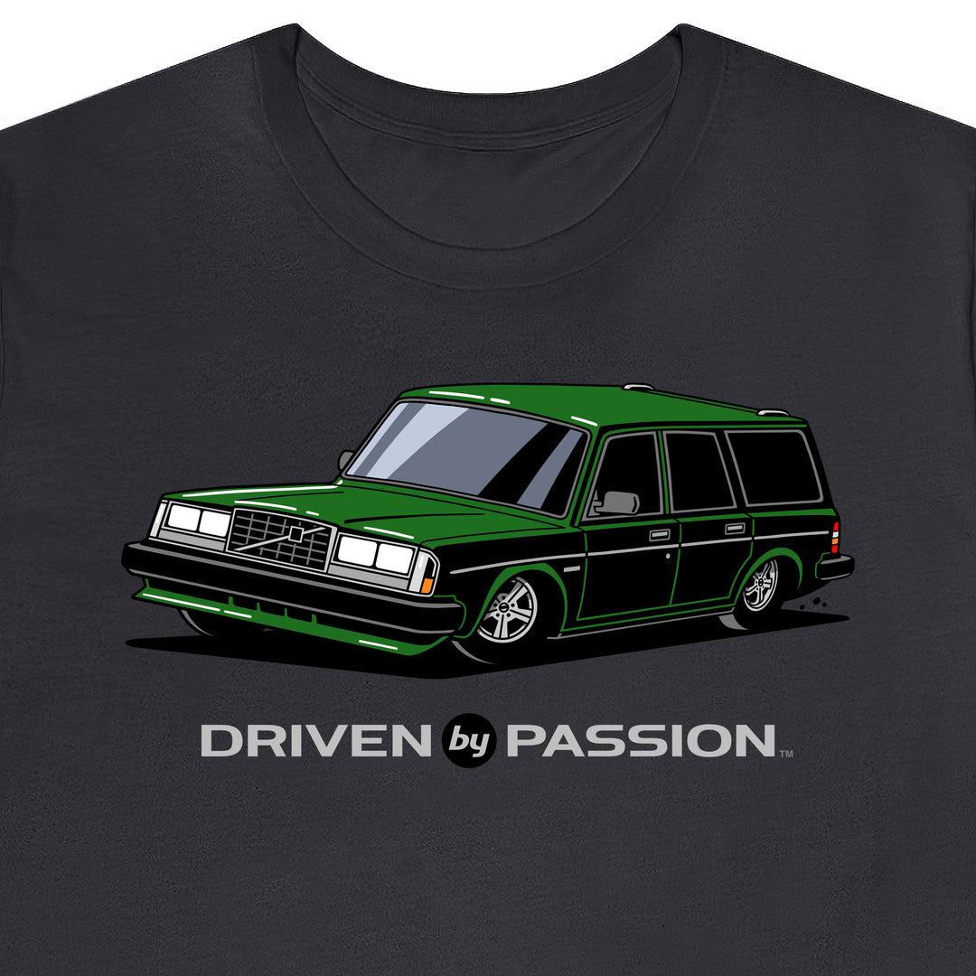 Dark Green 240 Turbo Wagon (1981-1986) T-Shirt