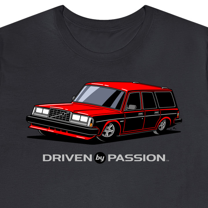 Red 240 Turbo Wagon (1981-1986) T-Shirt