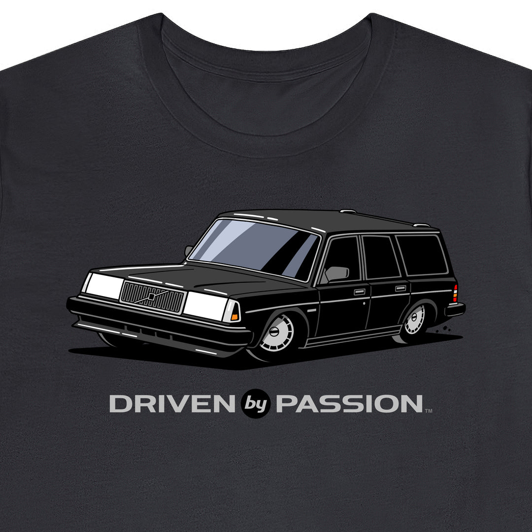 Black 240 Wagon (1987-1993) T-Shirt
