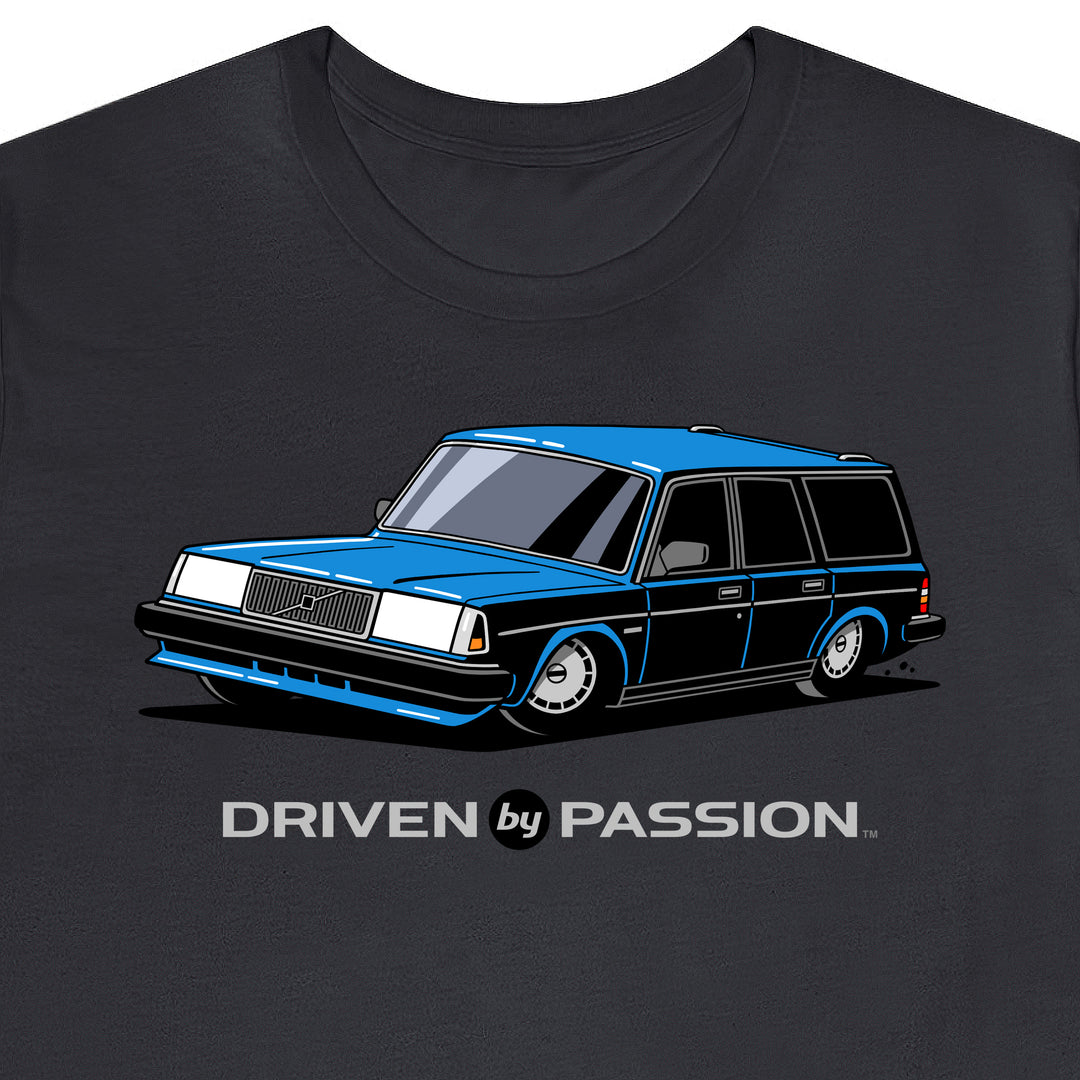 Blue 240 Wagon (1987-1993) T-Shirt