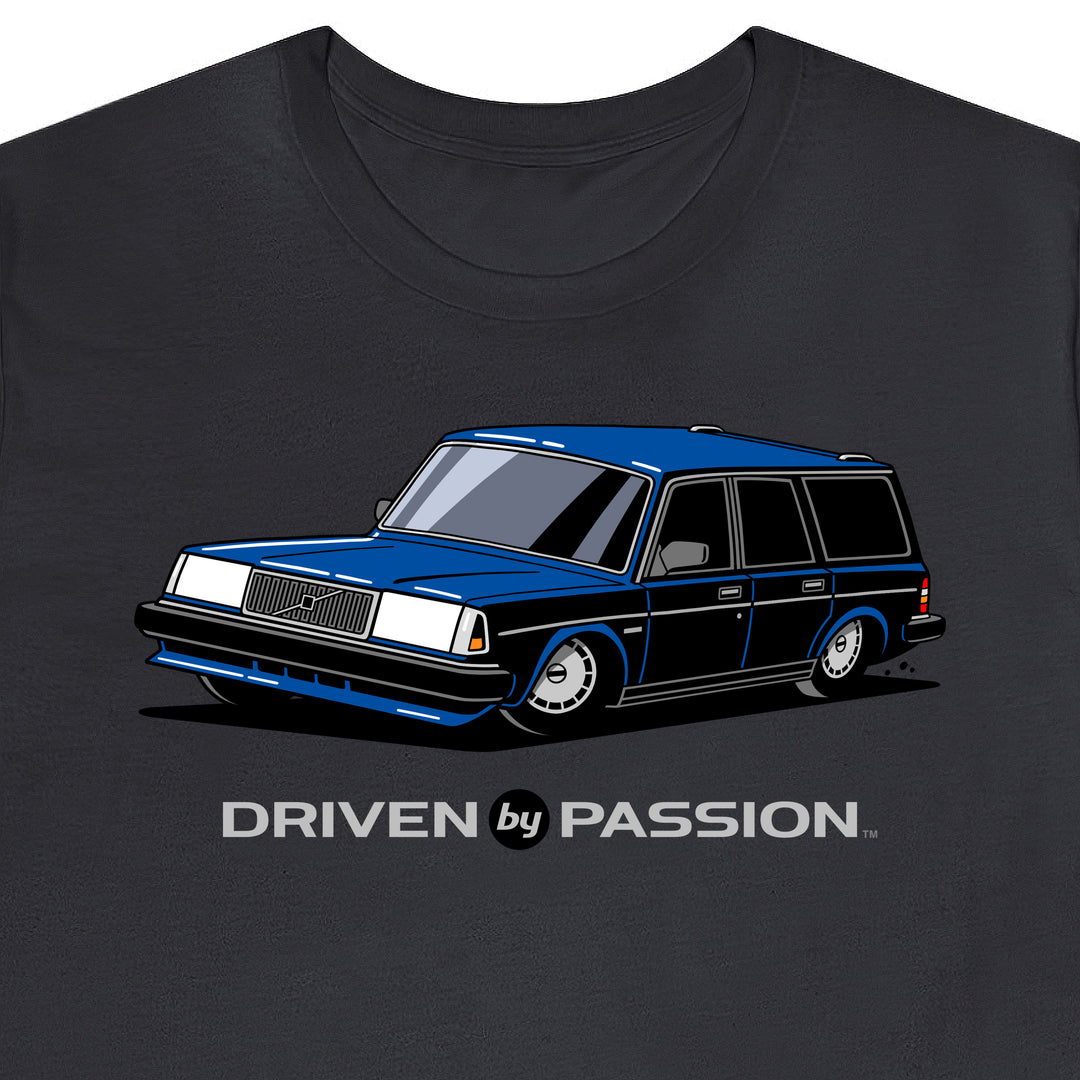 Dark Blue 240 Wagon (1987-1993) T-Shirt