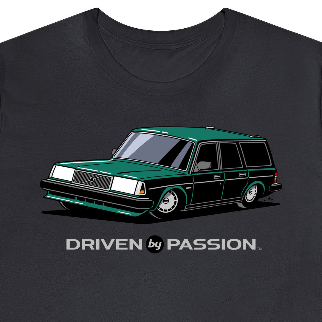Dark Teal 240 Wagon (1987-1993) T-Shirt