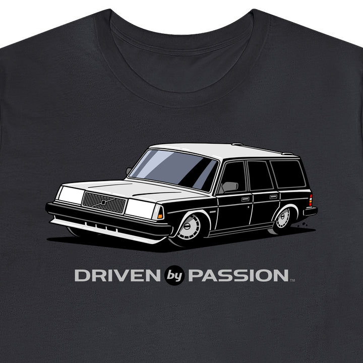 White 240 Wagon (1987-1993) T-Shirt