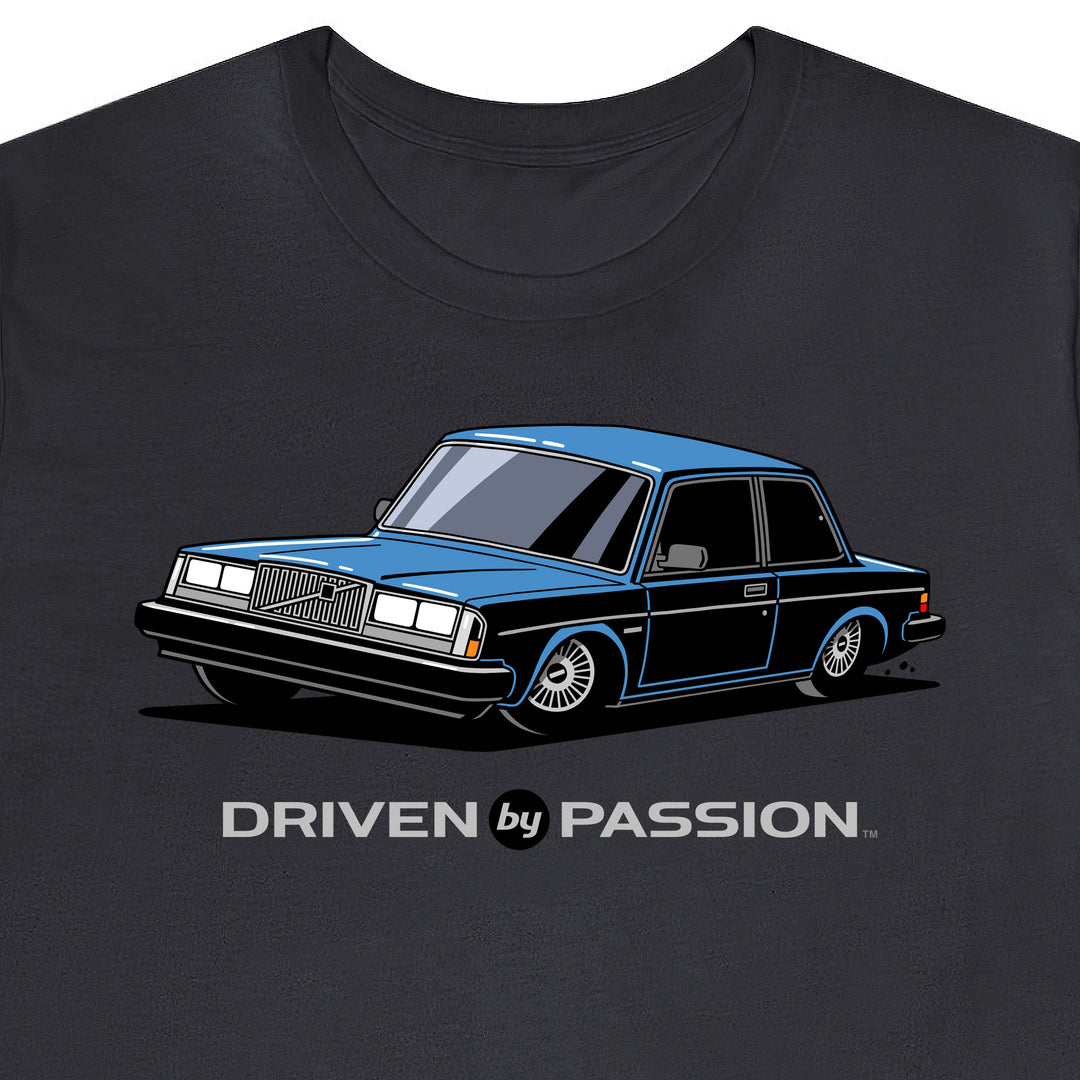 Blue 242/240 Coupe (1981-1986) T-Shirt