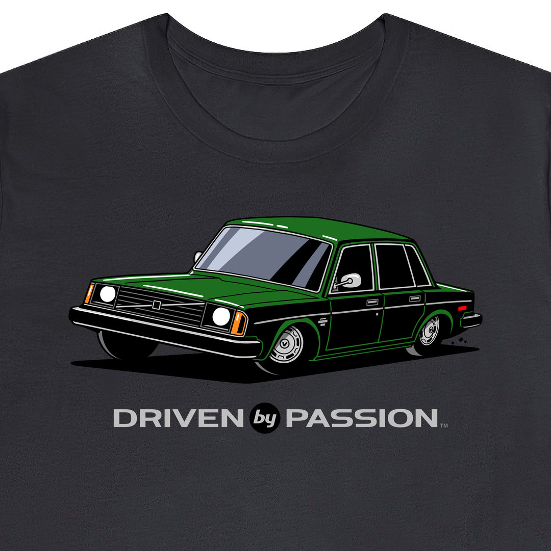 Dark Green 244 Sedan (1976-1978) T-Shirt