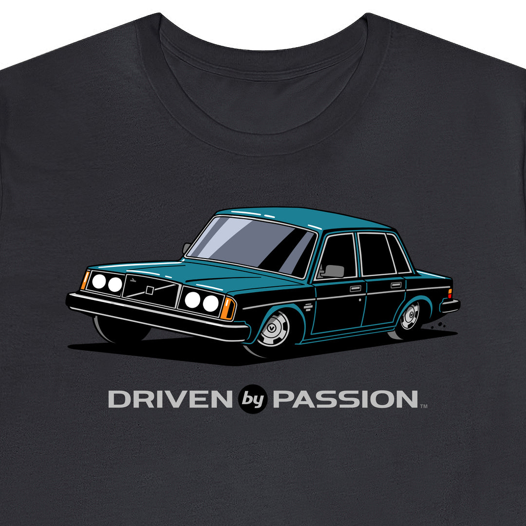 Dark Turquoise 244 Sedan (1979-1980) T-Shirt