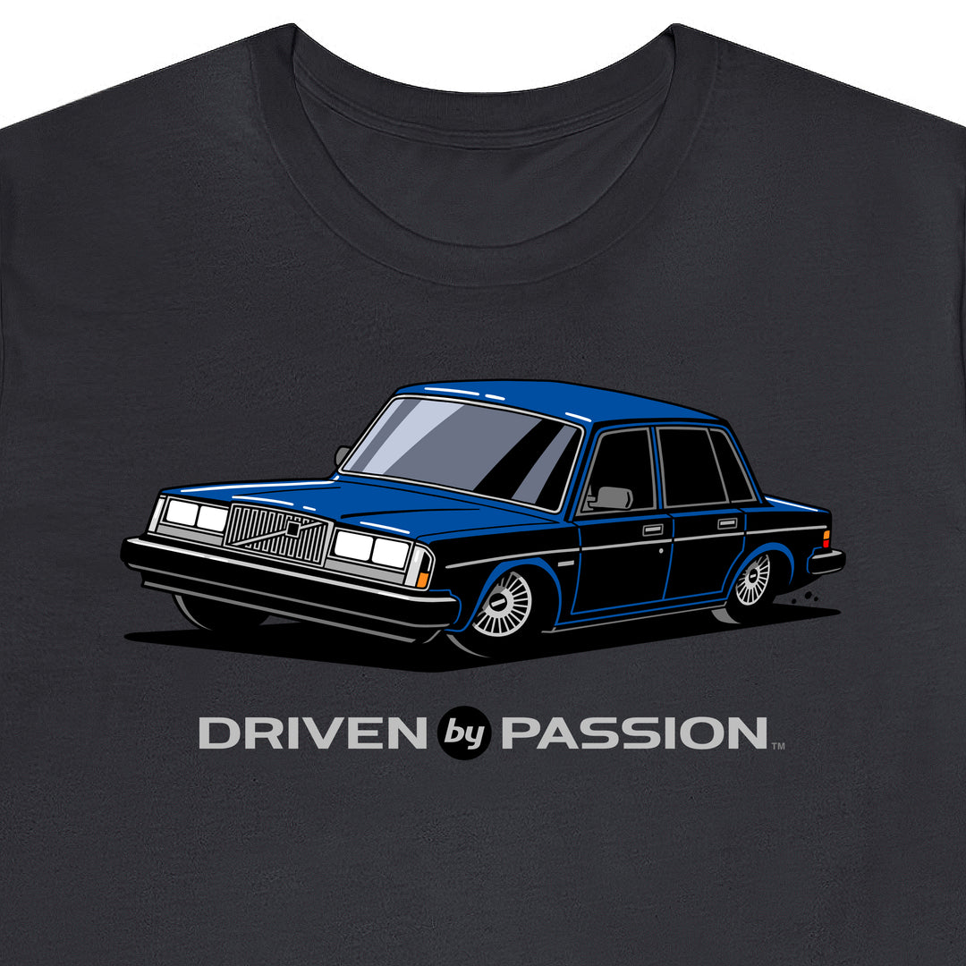 Dark Blue 244/240 Sedan (1981-1986) T-Shirt