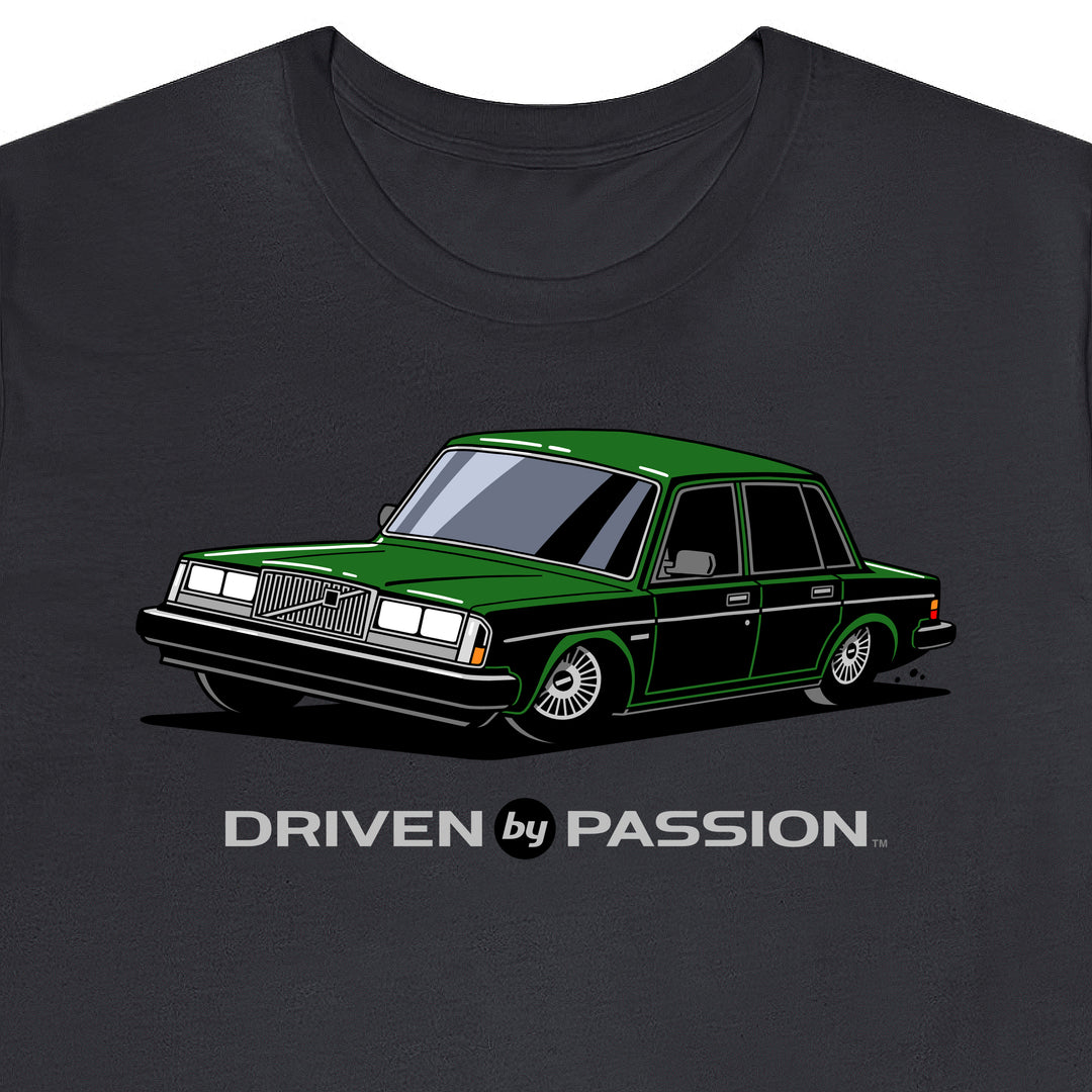 Dark Green 244/240 Sedan (1981-1986) T-Shirt