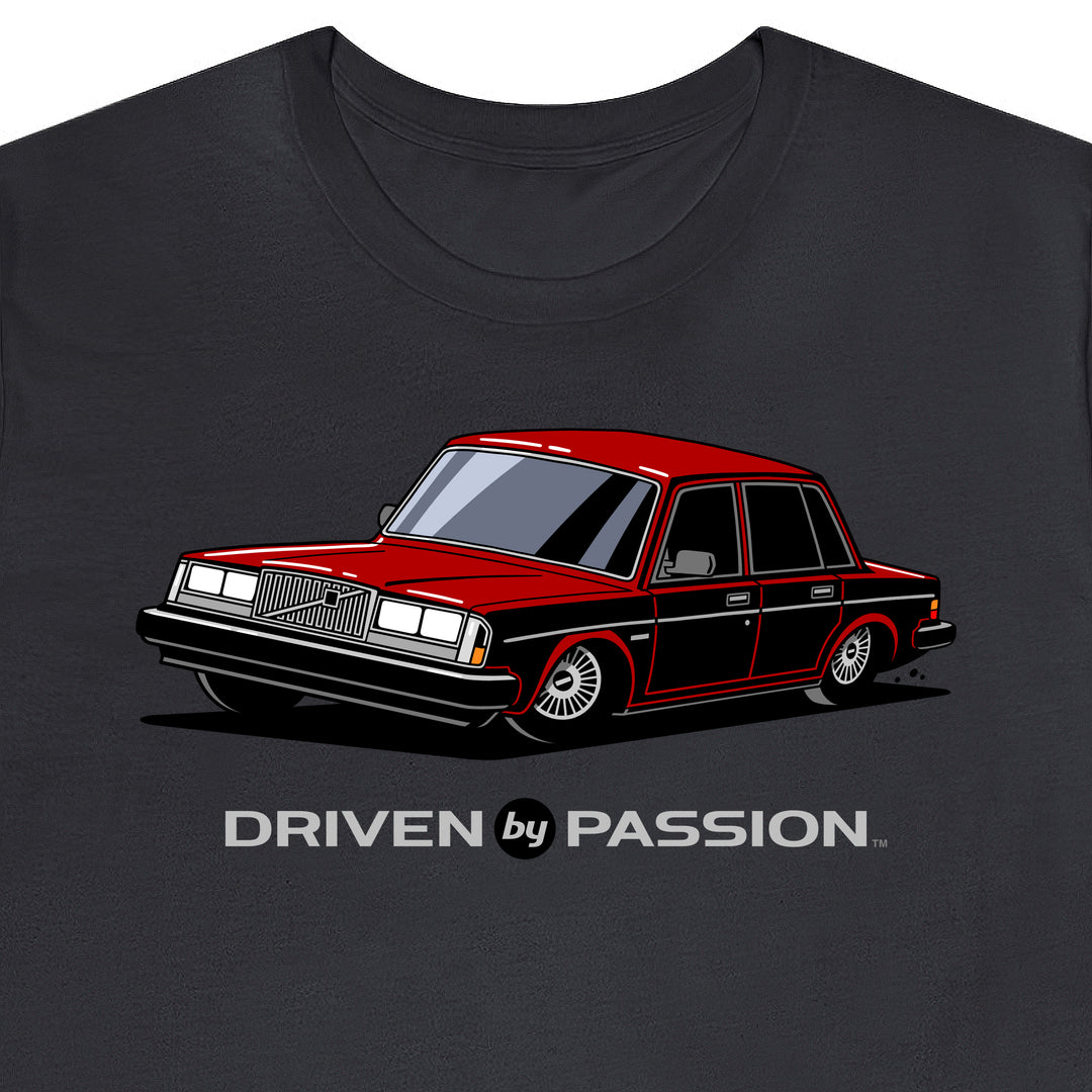 Dark Red 244/240 Sedan (1981-1986) T-Shirt
