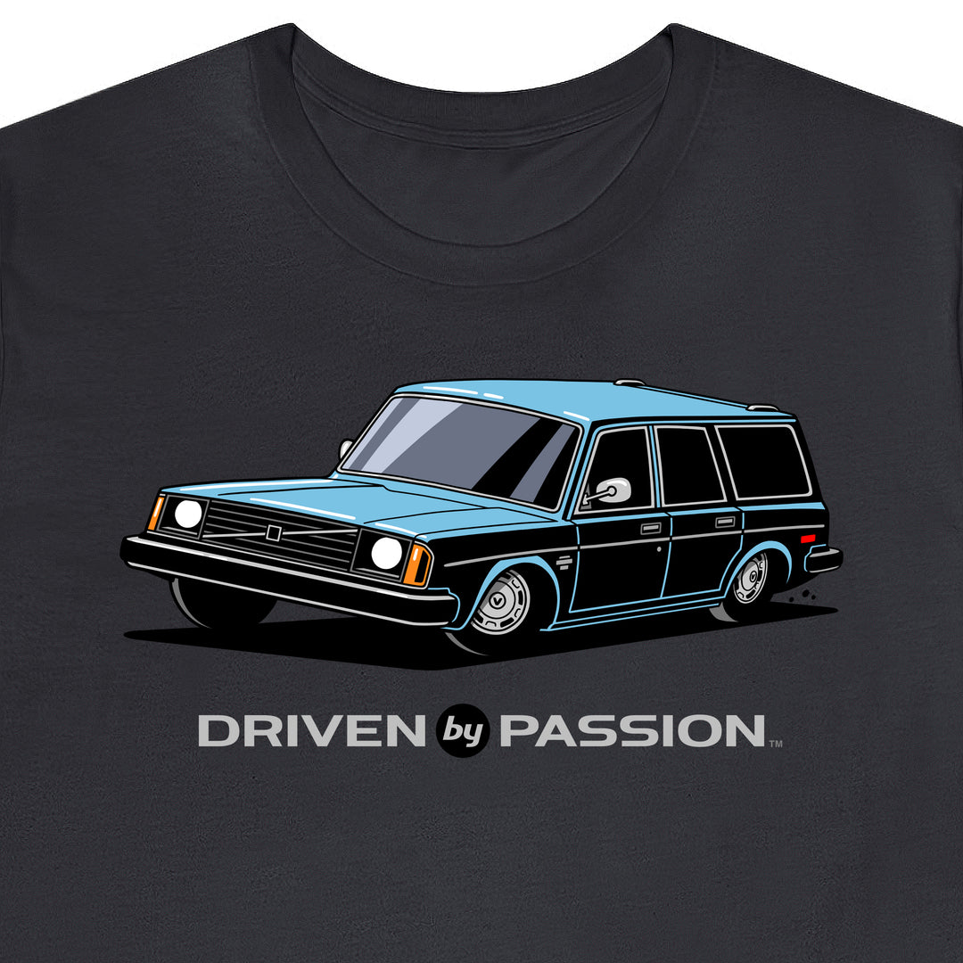 Light Blue 245 Wagon (1976-1978) T-Shirt