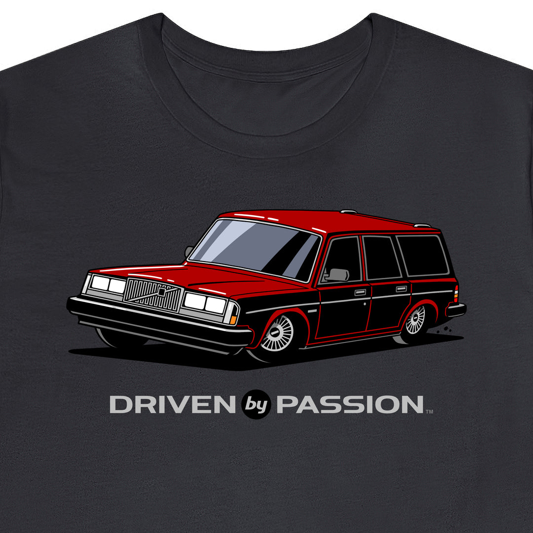 Dark Red 245/240 Wagon (1981-1986) T-Shirt