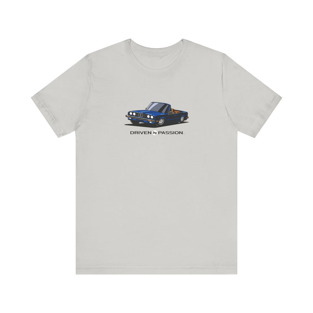 Dark Blue over Brown E30 Convertible T-Shirt (1982-1987)