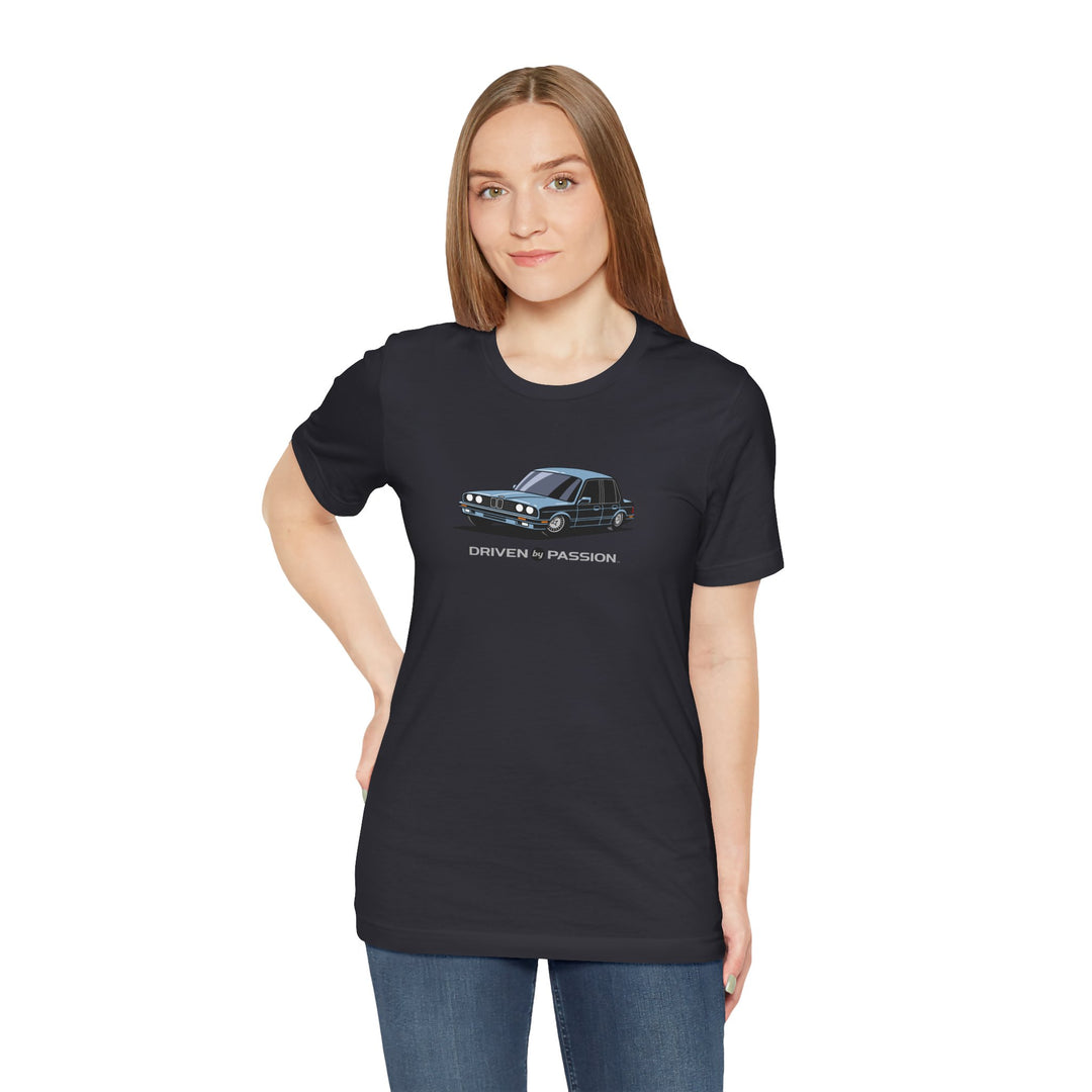Light Silver-Blue E30 Sedan T-Shirt (1988-1994)