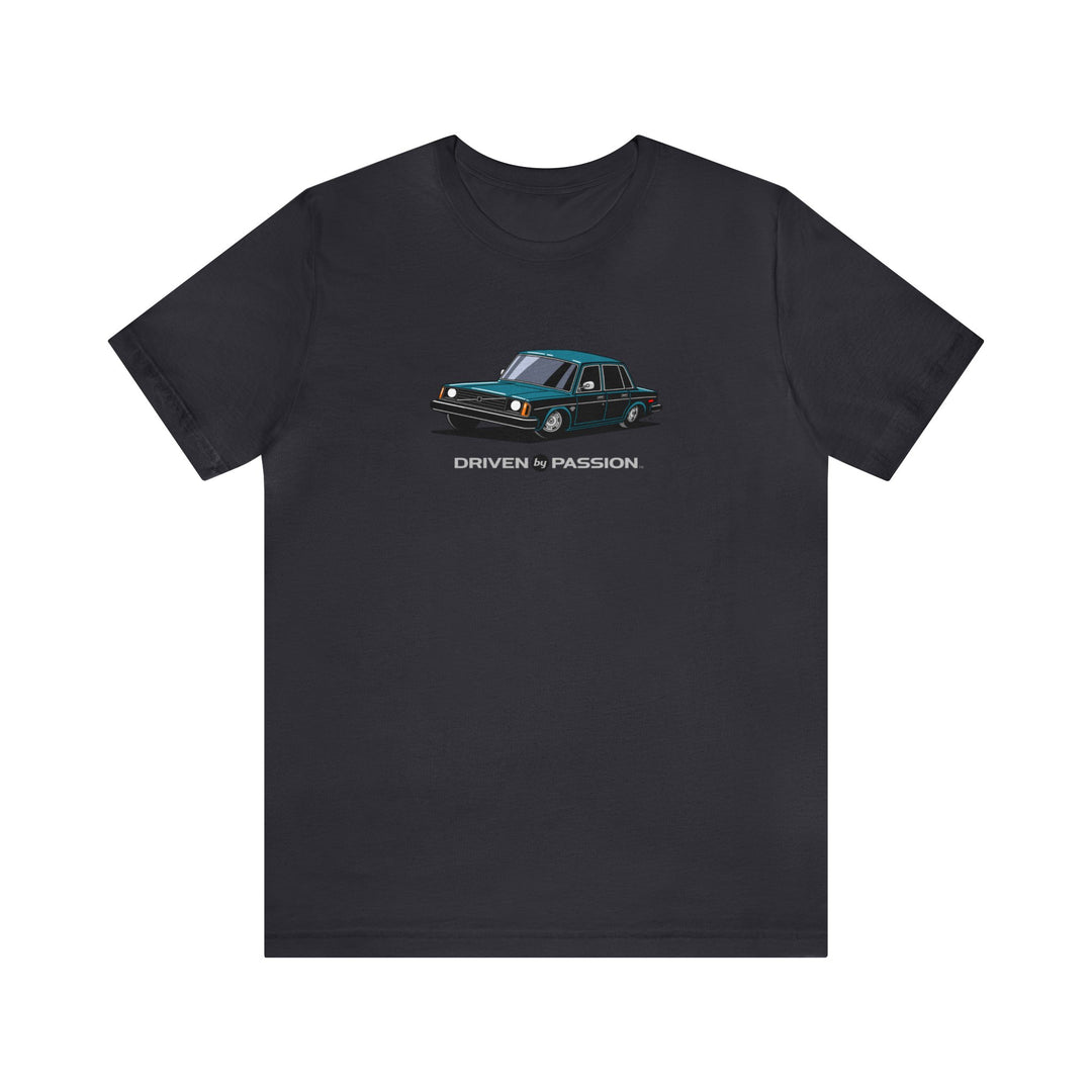 Dark Turquoise 244 Sedan (1976-1978) T-Shirt