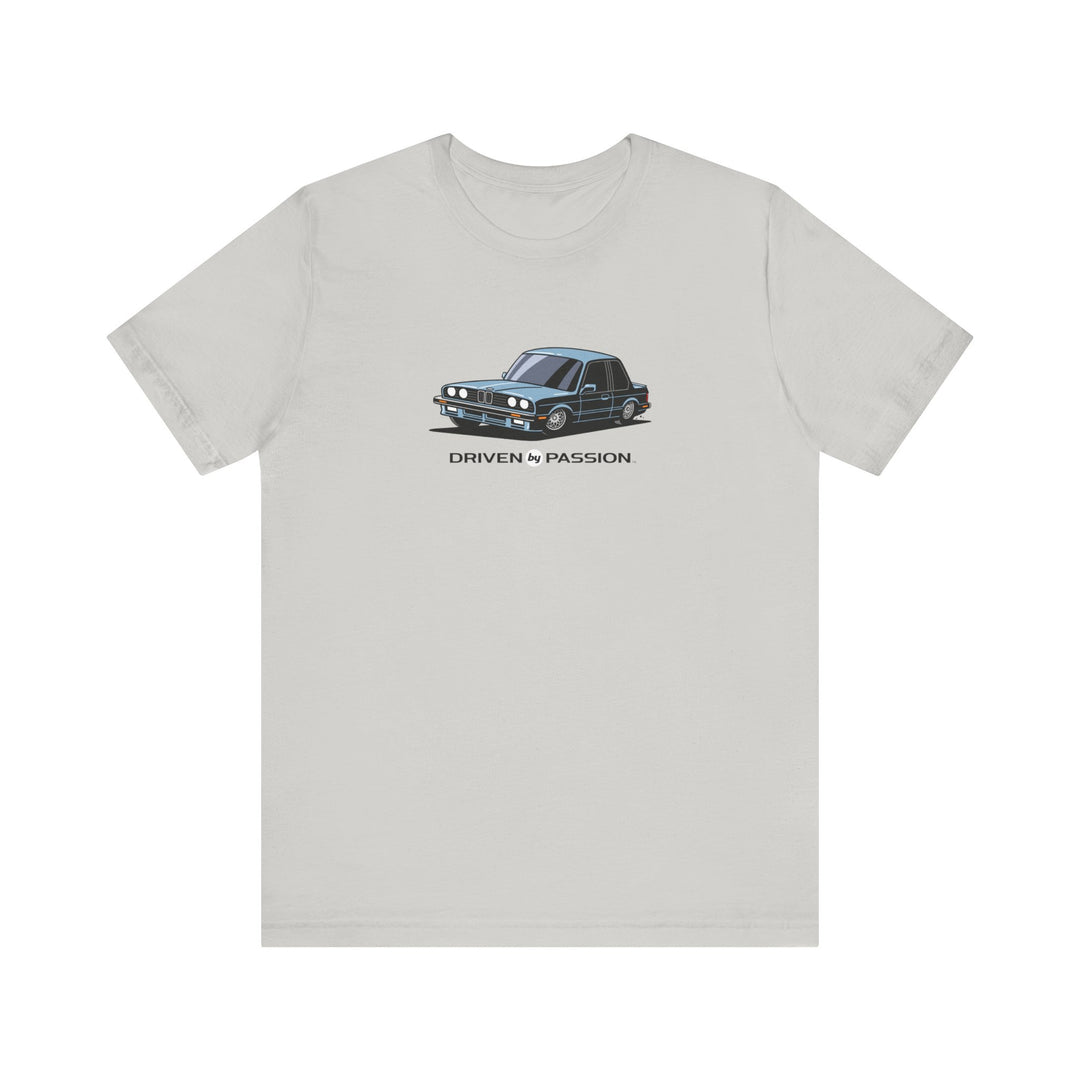 Light Silver-Blue E30 Sport Coupe T-Shirt (1987)