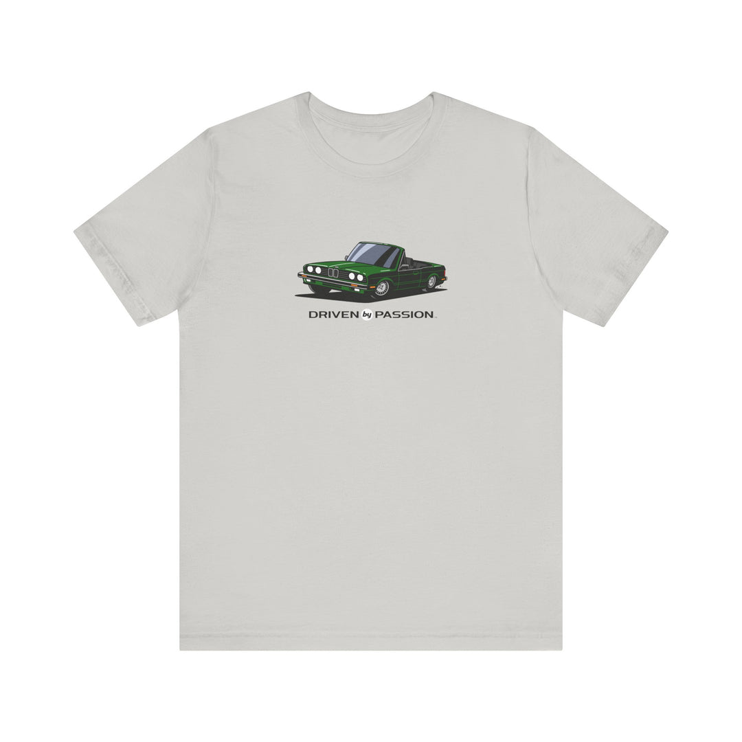 Dark Green over Black E30 Convertible T-Shirt (1982-1987)