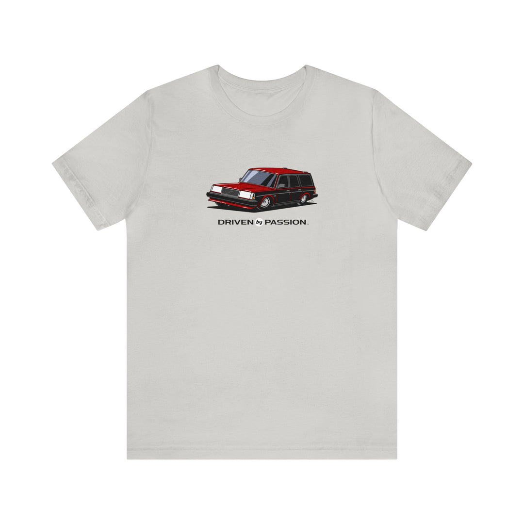 Dark Red 240 Wagon (1987-1993) T-Shirt