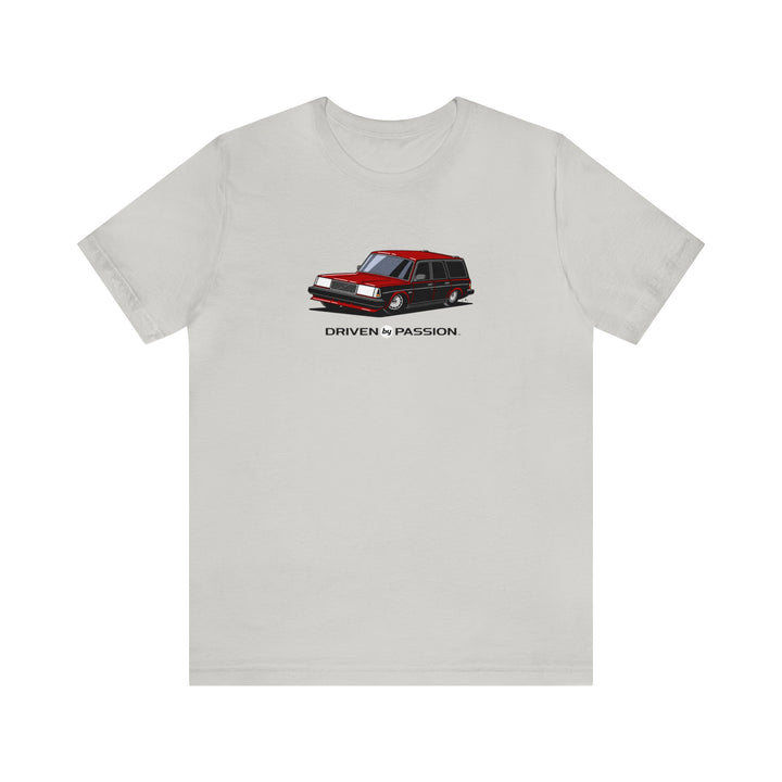 Dark Red 240 Wagon (1987-1993) T-Shirt