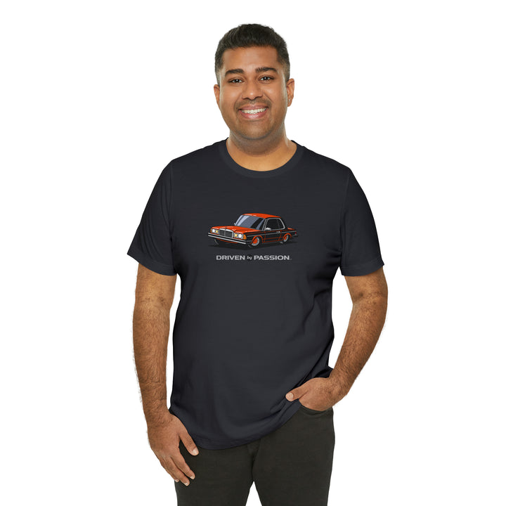 Red-Orange C123 Coupe (Hubcap Wheels) T-Shirt