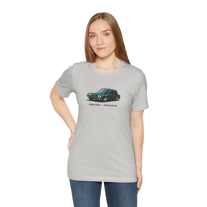 Dark Teal E30 Sedan T-Shirt (1988-1994)