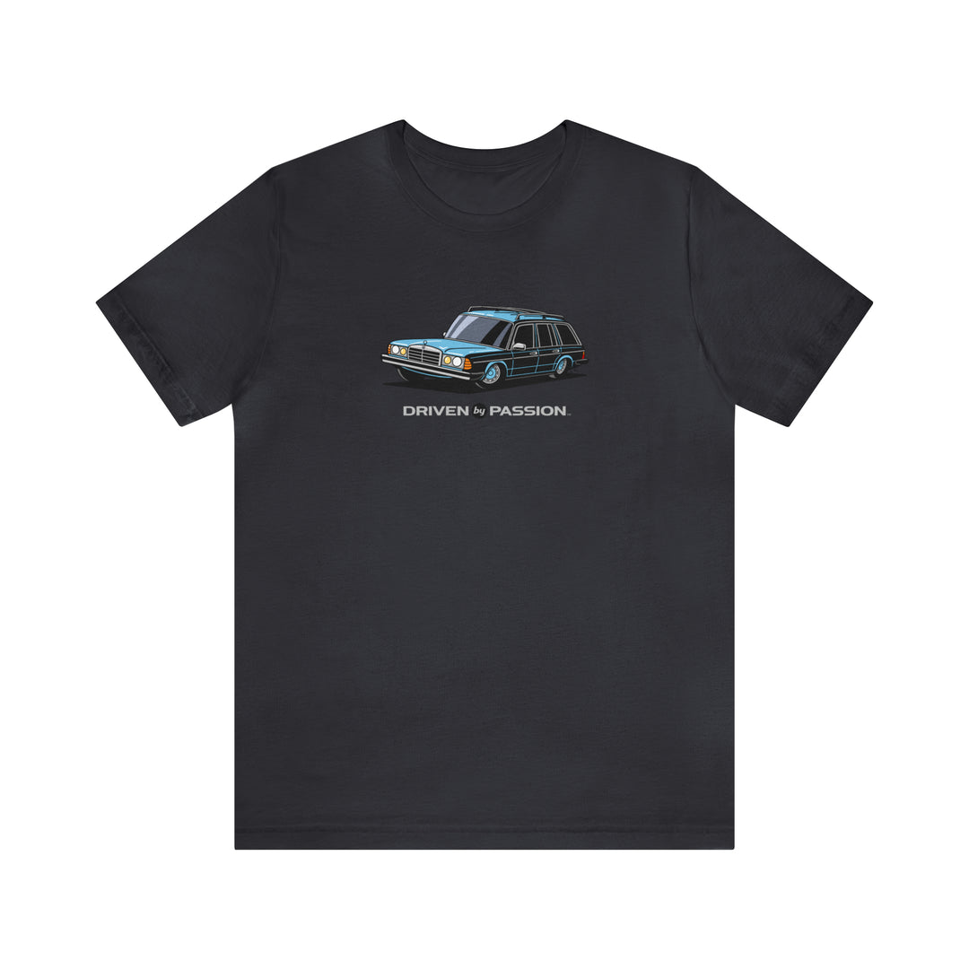 Light Blue S123 Wagon (Hubcap Wheels) T-Shirt
