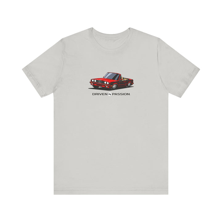 Red over Tan E30 Convertible T-Shirt (1988-1994)