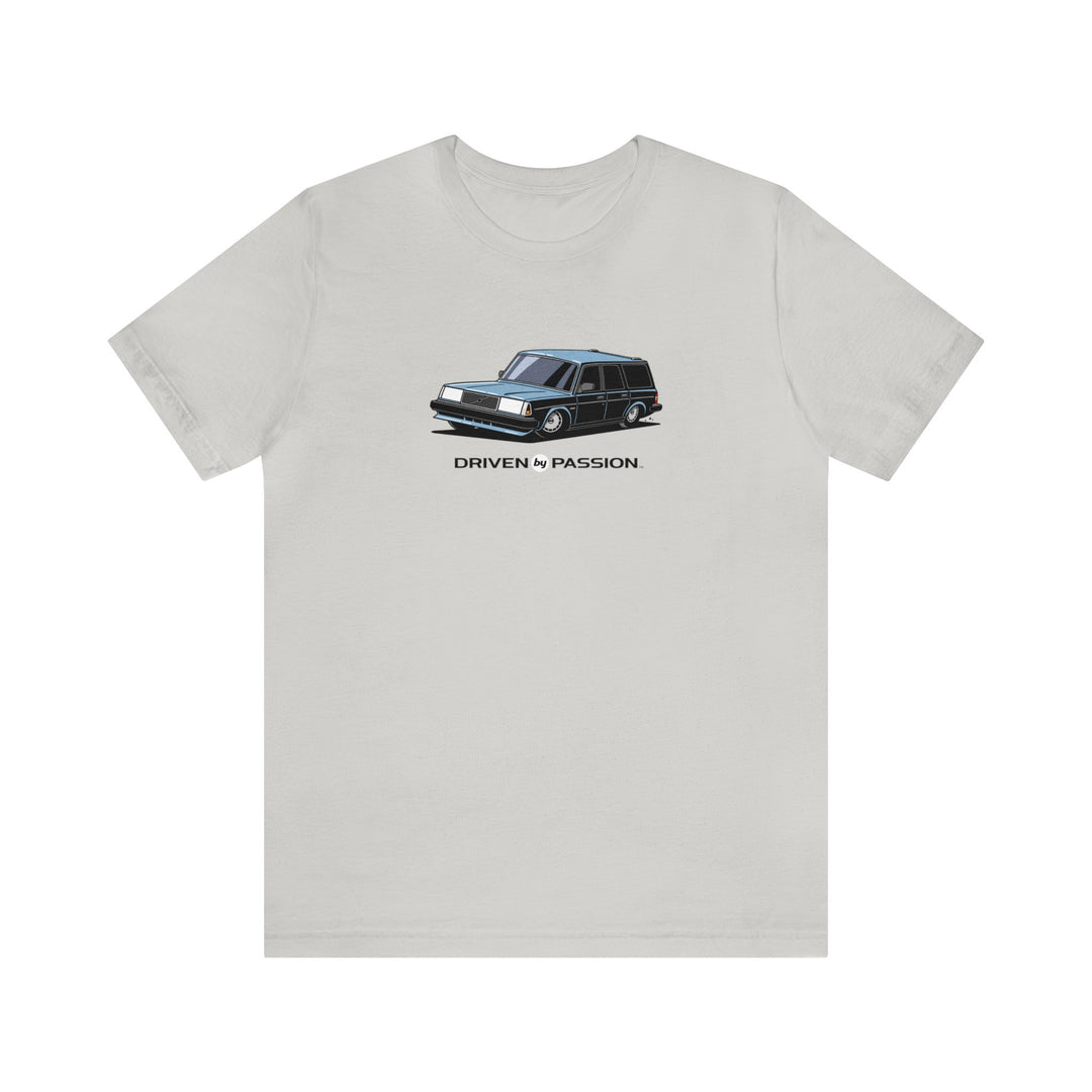 Light Silver-Blue 240 Wagon (1987-1993) T-Shirt